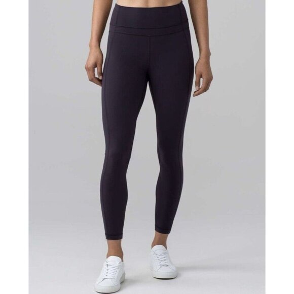 Lululemon Pushing Limits 7/8 Tight (Nulu 25") Boysenberry Size 8 - Picture 1 of 6